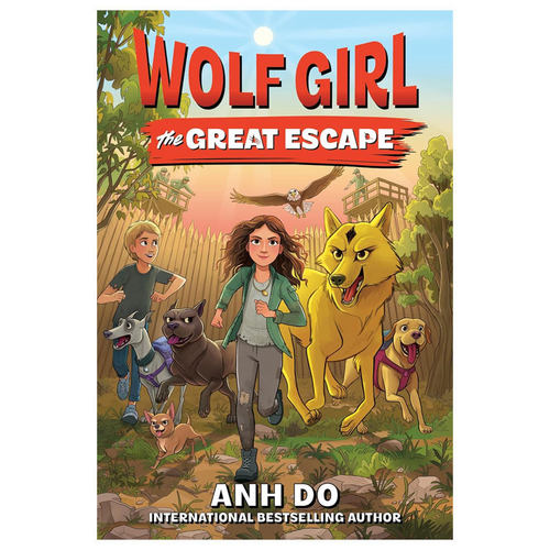 英文原版Wolf Girl #2: The Great Escape狼女孩22 大逃亡黑白插图冒险小说平装小说10-14岁