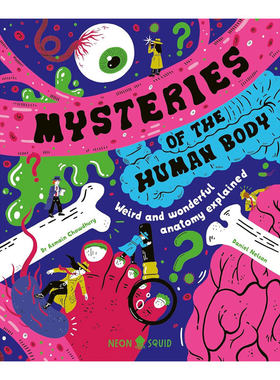 英文原版Mysteries of the Human Body人体奥秘：奇妙与古怪的人体构造探索身体奇异科学趣味科普人体解剖解读平装10-14岁