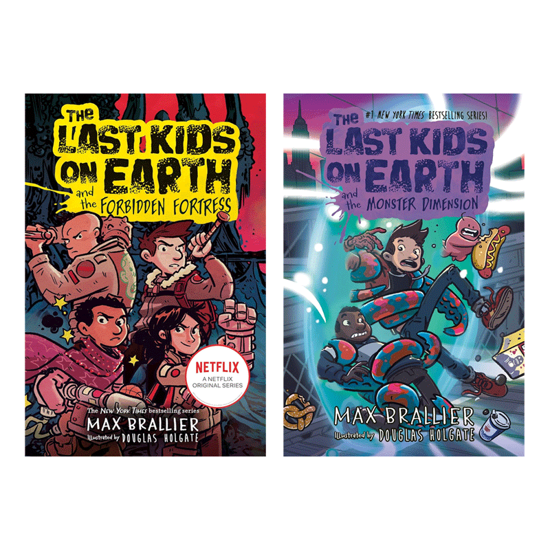 地球上最后的孩子 8-9系列2本 The Last Kids on Earth and the Forbidden Fortress /Monster Dimension青少年魔法奇幻冒险故事