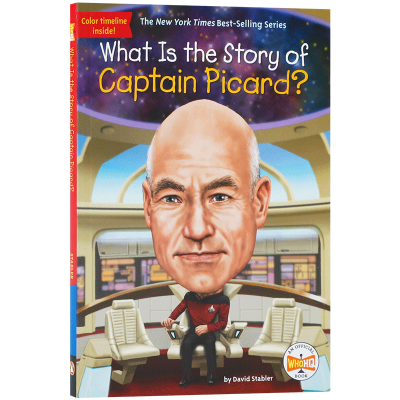 David Stabler, Robert Squier：星际迷航百事通 What Is the Story of Captain Picard? 平装 8-12岁 影视娱乐 故事解说 进阶阅读