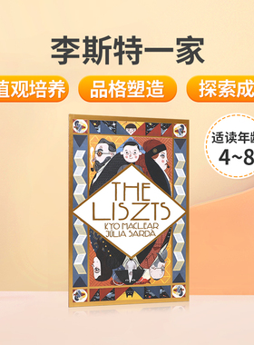英文原版Julia Sarda:The Liszts 李斯特一家 低幼儿童英语阅读启蒙绘本图画书 家庭趣味哲理故事书 插画师Julia Sarda