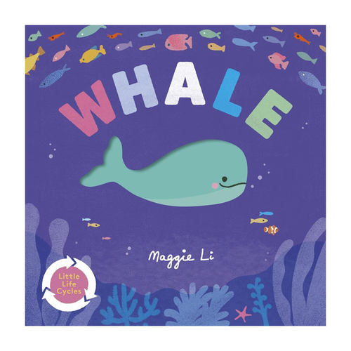 预售英文原版 Little Life Cycles:  Whale 生命周期 鲸鱼 儿童启蒙纸板洞洞科普生命循环绘本 生命循环科普绘本 2-6岁进口英语书