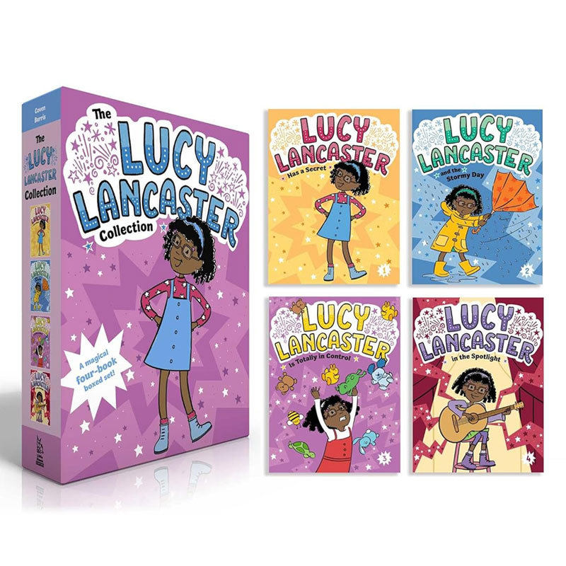 预售英文原版The Lucy Lancaster Collection (Boxed Set)露西·兰开斯特4册盒装小女巫海蒂朋友故事黑白插图 魔法冒险桥梁章节书