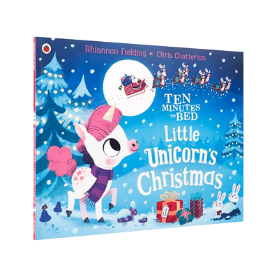 英文原版Ten Minutes to Bed: Little Unicorn's Christmas小独角兽的圣诞节3-5岁低幼儿童英语启蒙绘本宝宝睡前童话寓言故事