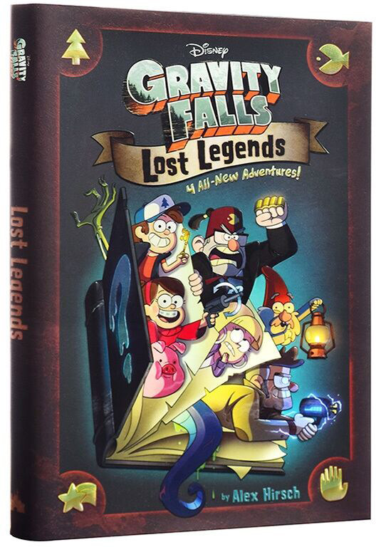 怪诞小镇:失落的传说4个新故事合集Lost Legends 4 All New Adventures迪普日记Gravity Falls Alex Hirsch全彩漫画英文版Disney