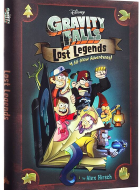 怪诞小镇失落的传说4个新故事合集全彩漫画书Gravity Falls Lost Legends 4 All New Adventures Alex Hirsch英文原版书Disney