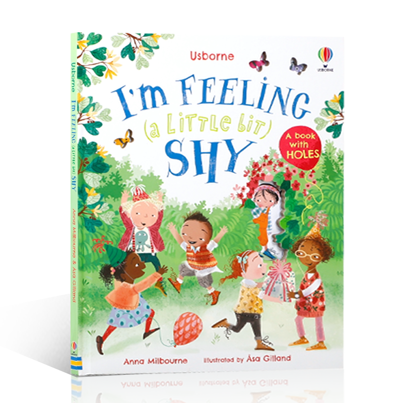 英文原版 I'm Feeling (a Little Bit) Shy 我感到(有点)害羞帮助克服社交焦虑的温暖故事精装绘本 4-8岁尤斯伯恩儿童启蒙认知