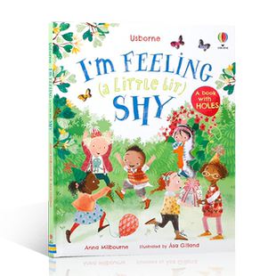 英文原版 I'm Feeling (a Little Bit) Shy 我感到(有点)害羞帮助克服社交焦虑的温暖故事精装绘本 4-8岁尤斯伯恩儿童启蒙认知