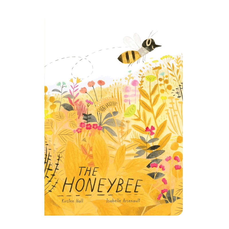英文原版 The Honeybee 蜜蜂 2-5岁低幼儿童成长启蒙 亲近自然动物主题 精美图片 亲子共读纸板绘本
