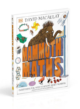 预售英文原版Mammoth Maths猛犸象数学儿童趣味STEM创新思维培养读物数学逻辑 数字计算 几何测量精装STEAM读物数学逻辑 8-12岁