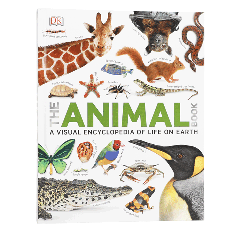 英文原版 DK出版百科全书 The Animal Book DK动物大全视觉百科 儿童动物植物知识科普认知读物 精装绘本精美插图小学作业工具书