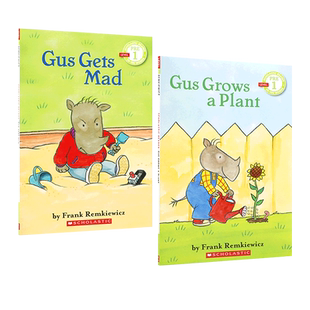 英文原版 Scholastic Reader Pre Level 1 学术读者预科 1级系列2本 4-8岁儿童宝宝启蒙培养情绪认知绘本 学乐出版进口正版