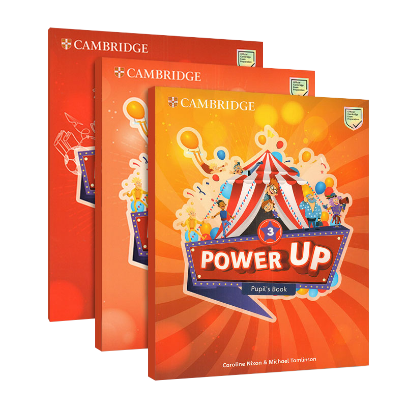 【赠在线音频 】英文原版 剑桥Power Up 3级别课本+练习册 配套资源 中学生少儿英语阅读进阶提升考试教材 词汇语法英语教辅