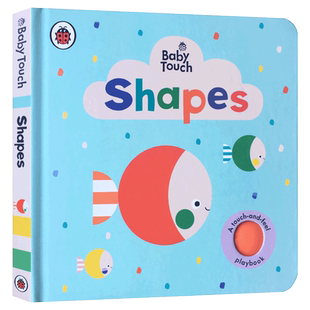 英文原版 Baby Touch: Shapes 形状认知 触摸玩玩书 宝宝大开本纸板书 开拓 思维 英文启蒙 3-6岁撕不烂纸板书