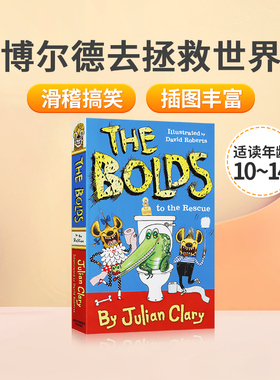 英文原版小说Bolds to the Rescue博尔德去拯救世界 儿童英语幽默趣味故事书滑稽搞笑丰富插图 10-14岁中小学生英语课外阅读
