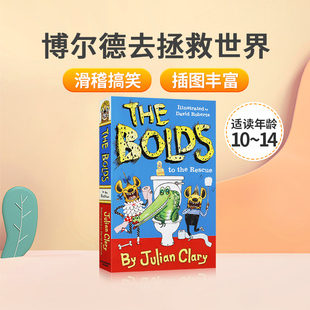 预售英文原版小说Bolds to the Rescue博尔德去拯救世界 儿童英语幽默趣味故事书滑稽搞笑丰富插图 10-14岁中小学生英语课外阅读
