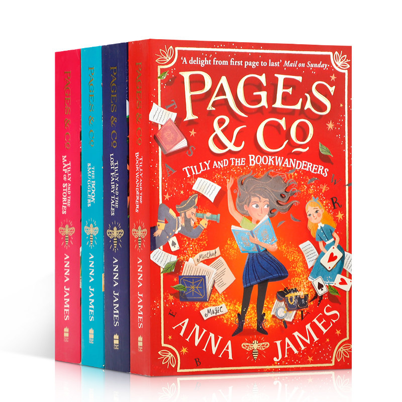 穿梭童话故事集5册Pages & Co. TILLY AND THE LOST FAIRYTALES 英文原版 童话历险 奇幻儿童文学小说 9-12岁
