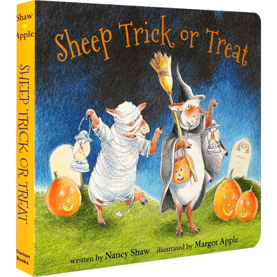 英文原版 Sheep Trick or Treat  小羊万圣节 不给糖就捣蛋 HarperCollins 0-3岁儿童宝宝启蒙益智绘本 节日主题纸板书进口