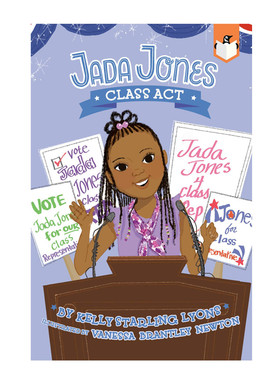 英文原版 2023年新品 Jada Jones #2 Class Act 杰达琼斯系列#2：出类拔萃的人 儿童校园友谊主题 青少年儿童进阶桥梁章节书