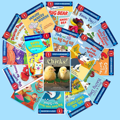 100元5本兰登英语分级阅读1】Step into reading Level 1系列英文原版儿童启蒙早教书企鹅兰登英语分级阅读绘本Bbears贝贝熊