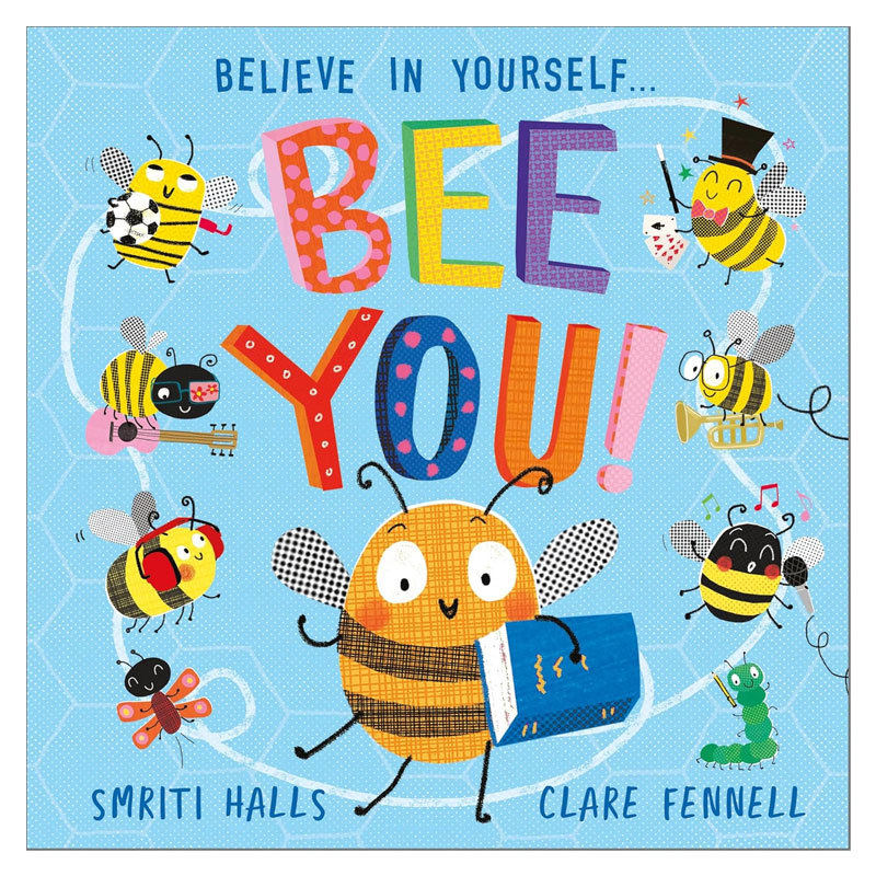 预售英文原版Bee You!: Believe in Yourself像蜜蜂一样成为最好的自己趣味绘本 品格塑造平装绘本品格塑造/价值观培养2-6岁