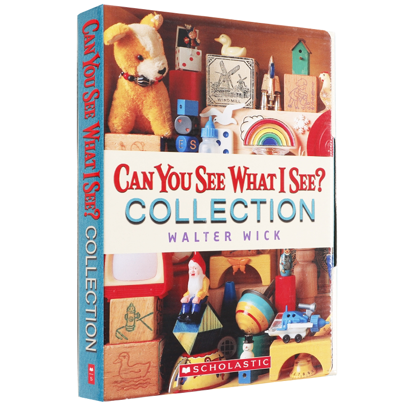 英文原版 Can You See What I See? 6册附CD你能看到我所看到的吗?英语词汇启蒙分级读物眼力考验系列找找书Scholastic正版进口