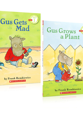 英文原版 Scholastic Reader Pre Level 1 学术读者预科 1级系列2本 4-8岁儿童宝宝启蒙培养情绪认知绘本 学乐出版进口正版