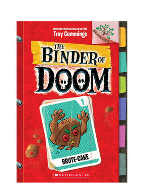 英文原版 毁灭笔记The Binder Of Doom #1: Brute-Cake:野兽蛋糕 学乐大树系列儿童英语课外阅读桥梁章节书Scholastic Branches