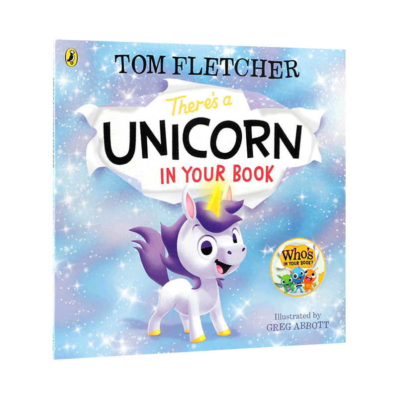 英文原版绘本There's a Unicorn in Your Book 你的书中有一只独角兽 3-5岁低幼儿童英语启蒙认知绘本 亲子共读早教书 Penguin出版