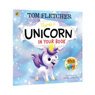 英文原版绘本There's a Unicorn in Your Book 你的书中有一只独角兽 3-5岁低幼儿童英语启蒙认知绘本 亲子共读早教书 Penguin出版