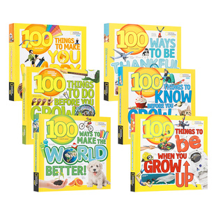 100 平装 系列6本 进口 美国国家地理 Ways 青少年百科科普全书图鉴书 英文原版 Make 14岁中小学生英语课外阅读读物 the