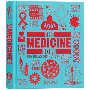 原版进口The Medicine Book 医学手册DK出版科学医学药学百科彩图书 社会科学草药知识入门14+青少年儿童科普医学教辅工具书
