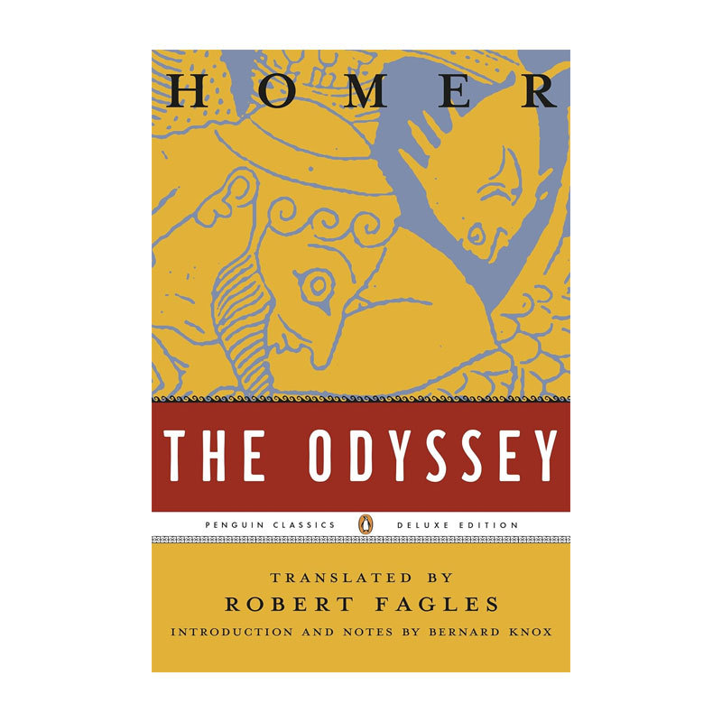 预售企鹅经典豪华版毛边收藏 The Odyssey 荷马史诗三部曲 奥德赛 英文进口原版诗歌文学著名小说 荷马：奥德赛 18岁+