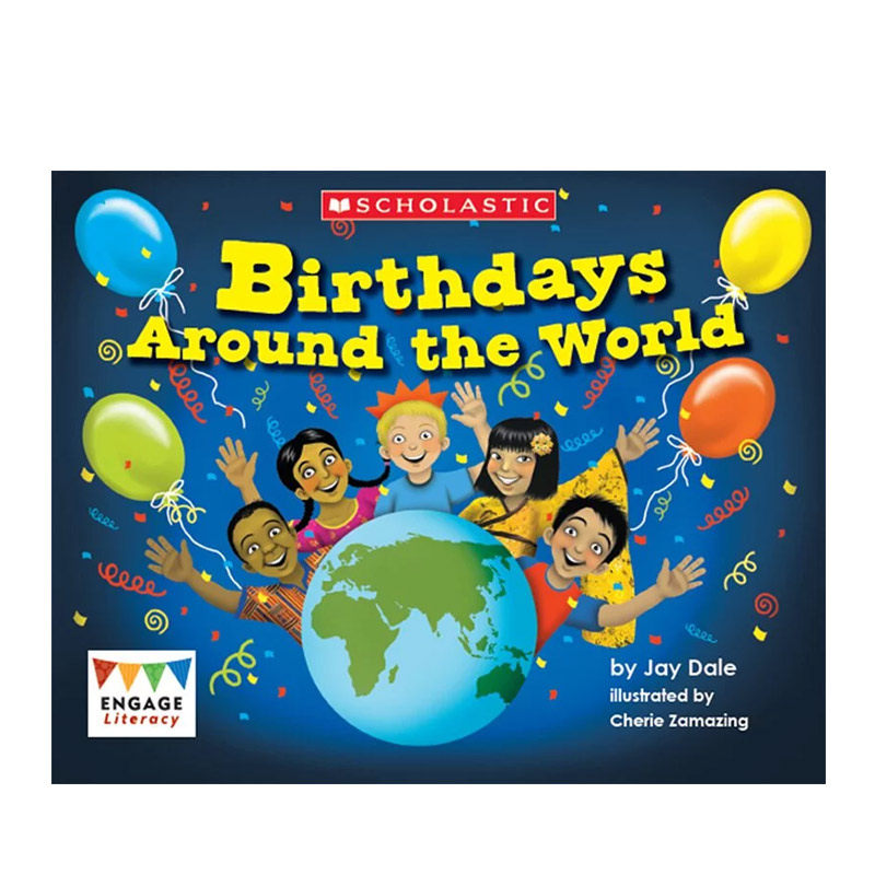 英文原版 birthdays around the world 世界各地的生日 我们都有不同