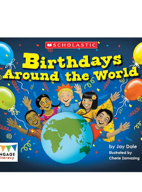 英文原版 Birthdays Around The World 世界各地的生日 我们都有不同的生日 儿童宝宝趣味益智亲子绘本 培养孩子思想启蒙书籍