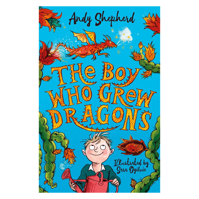 英文原版 The Boy Who Grew Dragons #1 养龙的男孩1 和龙一起成长 Andy Shepherd作 8-12岁阅读插画魔幻冒险章节平装绘本