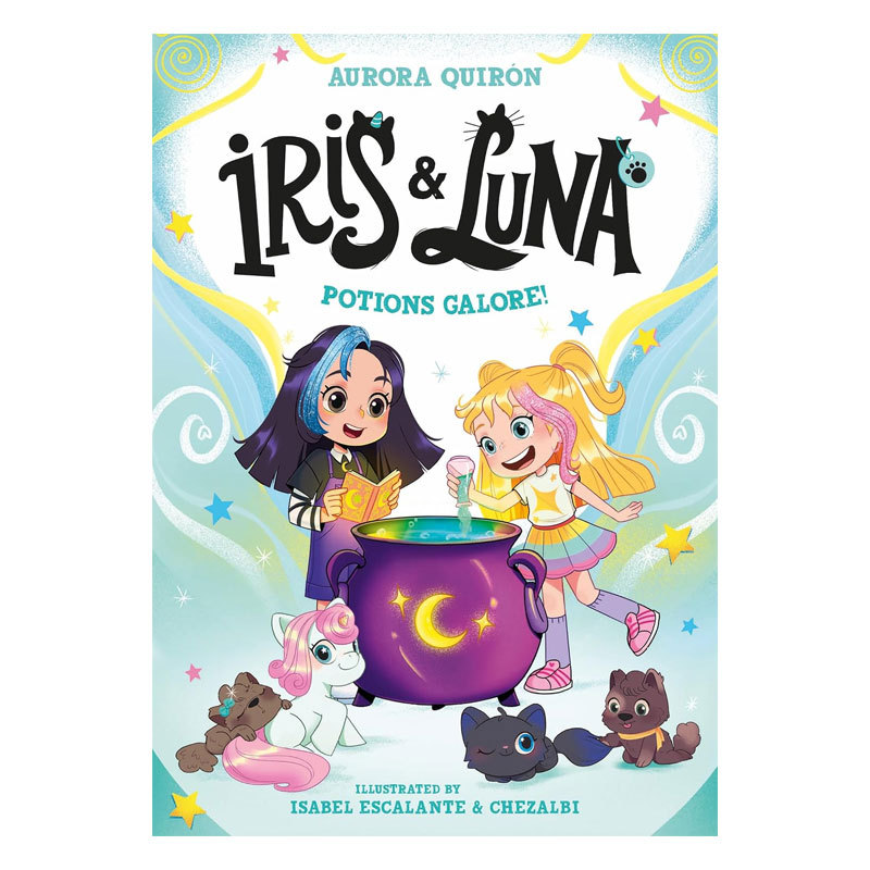 预售英文原版 Iris and Luna #2: Potions Galore! 艾瑞斯和露娜2 魔法药水大放送 8-12岁阅读桥梁章节奇幻冒险故事平装书