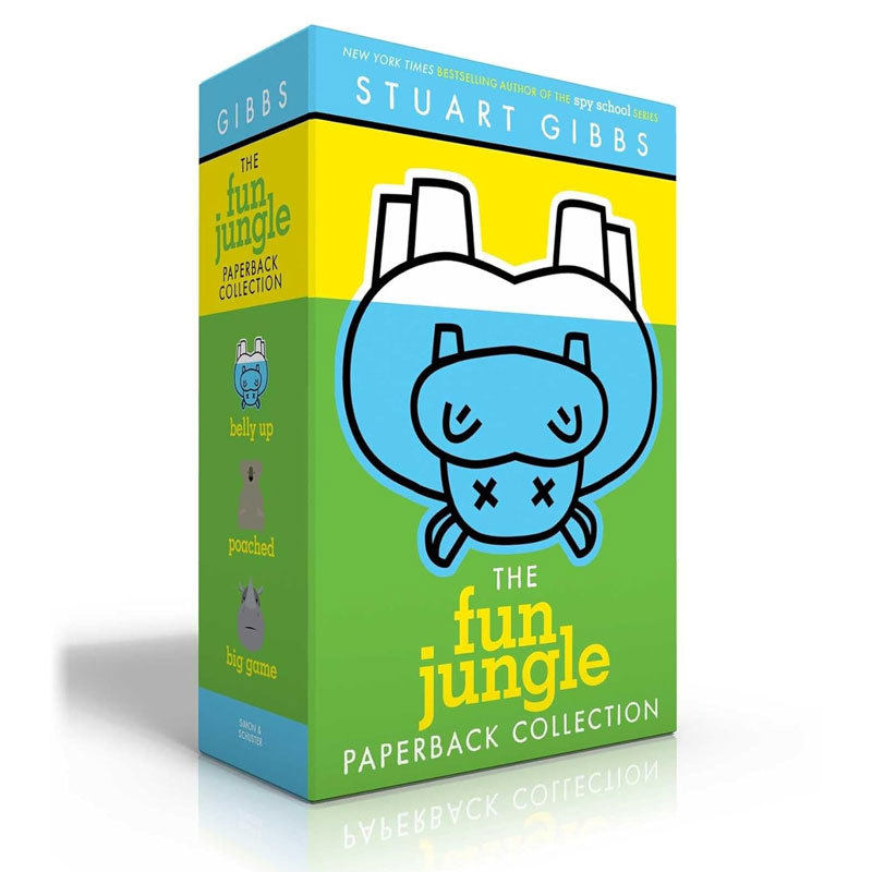预售英文原版The FunJungle Paperback Collection (Boxed Set)欢乐丛林1-3册盒装动物园侦探冒险幽默悬疑侦探推理小说14岁+
