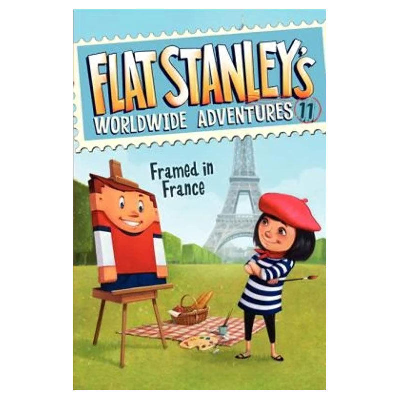 英文原版 Flat Stanley's Worldwide Adventures #11: Framed in France 扁平男孩坦利的全球冒险11 在法国取景 儿童课后阅读章节
