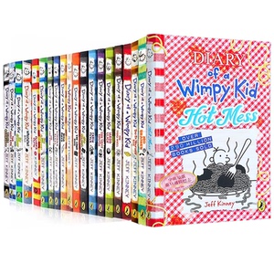 小屁孩的日记全套1-21册英文原版Diary of a Wimpy Kid #19Hot Mess一团糟风靡世界的畅销IP爆笑漫画进口桥梁章节书一二年级