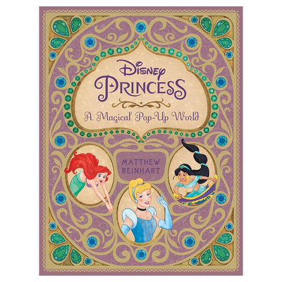 预售英文进口原版 十一部电影和迪士尼公主：Disney Princess: A Magical Pop-Up World 迪士尼公主魔法立体书 童话寓言精装绘本