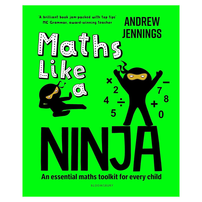 英文原版 Maths Like a Ninja 像忍者一样学数学 每个孩子必备的数学工具包 数学概念 基础知识学科教辅数学逻辑 8-12岁