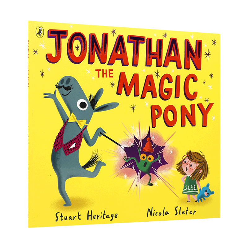 英文原版魔法小马乔纳森Jonathan the Magic Pony 0-2岁 低幼儿童启蒙睡前故事 和疯狂的魔术表演一起笑到睡觉!平装绘本