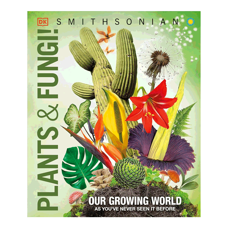 英文原版 Knowledge Encyclopedia Plants and Fungi 植物和真菌 10-14岁儿童启蒙探索植物和真菌知识百科全书 精装绘本