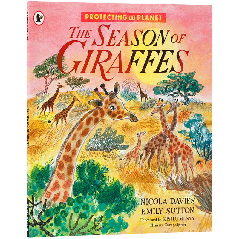 英文原版绘本Protecting the Planet: The Season of Giraffes 保护地球系列:长颈鹿的季节儿童自然科普绘本4-8岁故事图画书
