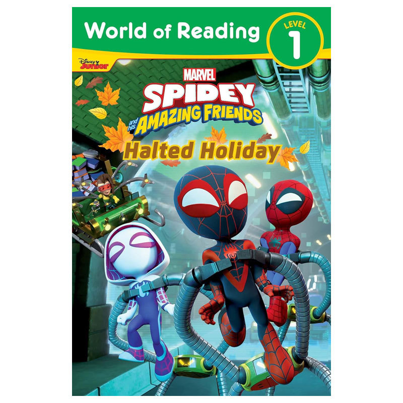 预售英文原版World of ReadingL1:Spidey and His Amazing Friends:Halted Holiday迪士尼阅读世界蜘蛛侠和他的神奇朋友停止假期