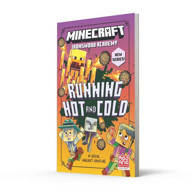 英文原版Minecraft Ironsword Chronicles #3:  Running Hot and Cold我的世界铁剑学院3我的世界冒险游戏小说 桥梁章节书