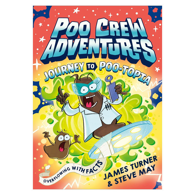 预售英文原版 Poo Crew Adventures: Journey to Poo-topia 前往便便乌托邦 寻找关于消化问题 搞笑全彩平装漫画科学冒险 8-12岁