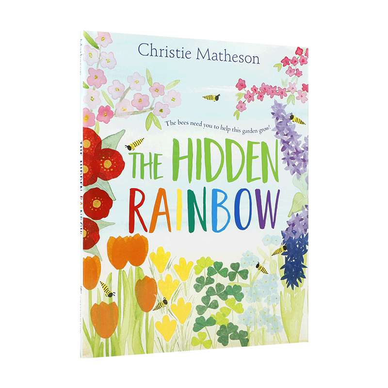 英文原版 The Hidden Rainbow 隐藏的彩虹 2-6岁低幼儿童启蒙颜色主题 认知彩虹的颜色与数数结合互动阅读精装绘本