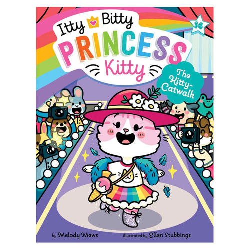 英文原版Itty Bitty Princess Kitty #14: The Kitty-Catwalk小猫公主14可爱小猫公主冒险之旅 桥梁章节书神话传说8-12岁